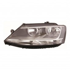 Volkswagen Jetta 2011-2014 Black Inner Halogen Head Lamp Unit Passenger Side